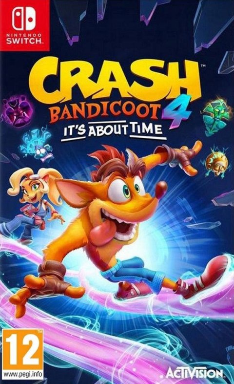 CRASH BANDICOOT 4 Najwyższy Czas Nintendo Switch pudełkowa