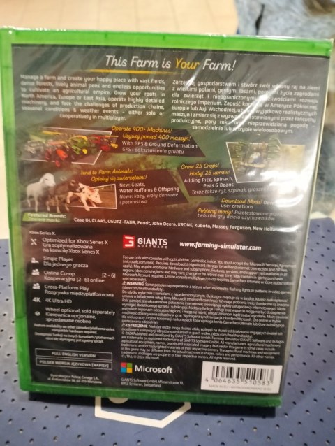 Farming Simulator 25 Xbox Series X pudełkowa