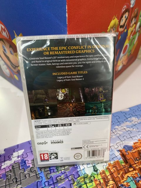 Legacy of Kain: Soul Reaver 1 & 2 Remastered Nintendo Switch pudełkowa