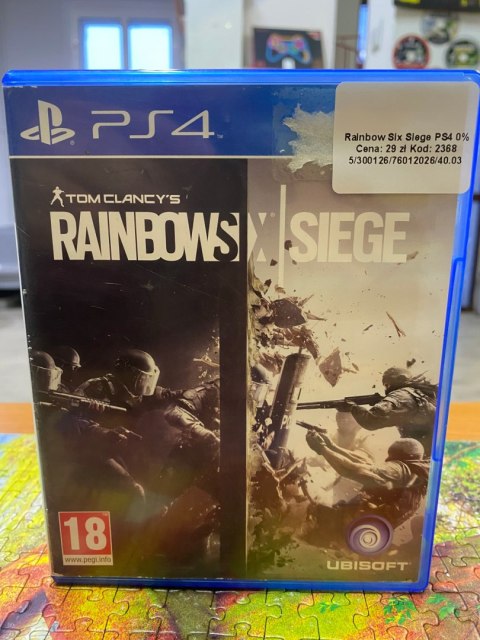 Tom Clancy's Rainbow Six Siege PlayStation 4 (PS4)