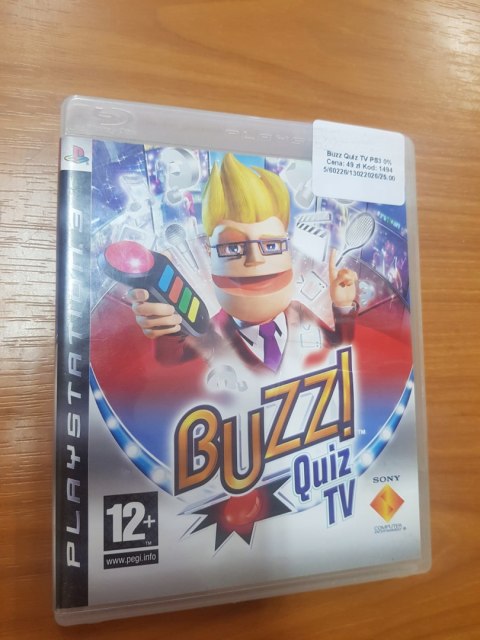 Buzz Quiz TV PlayStation 3 (PS3) pudełkowa