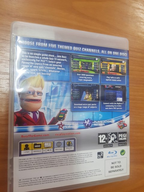 Buzz Quiz TV PlayStation 3 (PS3) pudełkowa