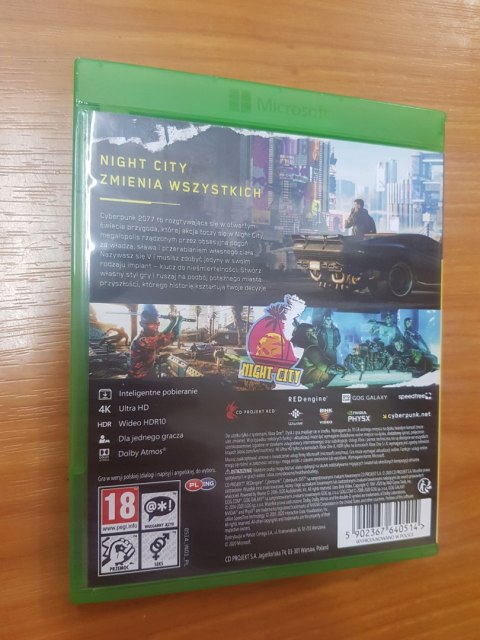 Cyberpunk 2077 Xbox One pudełkowa