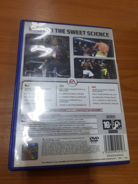 EA SPORTS FIGHT NIGHT ROUND 3 PS2 PlayStation 2 (PS2) pudełkowa