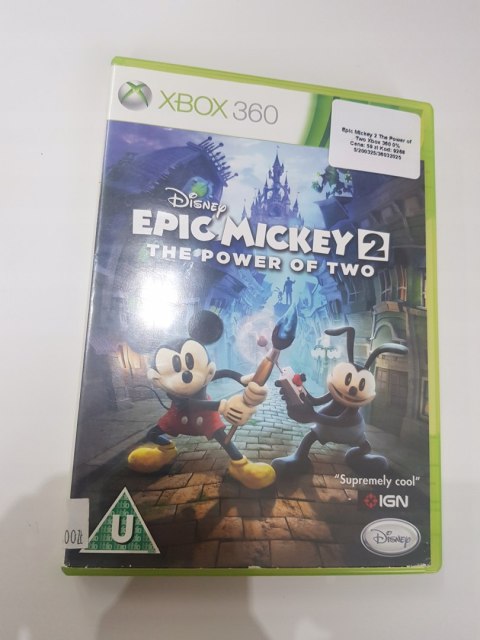 Epic Mickey 2: The Power of Two Xbox 360 pudełkowa