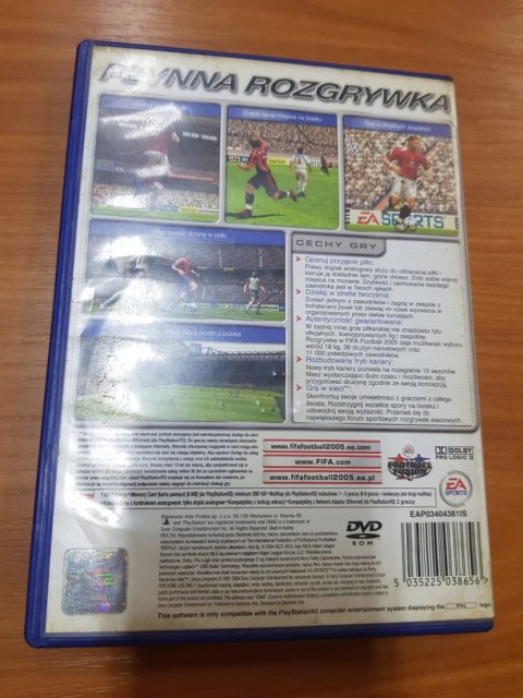 FIFA FOOTBALL 2005 PlayStation 2 (PS2) pudełkowa