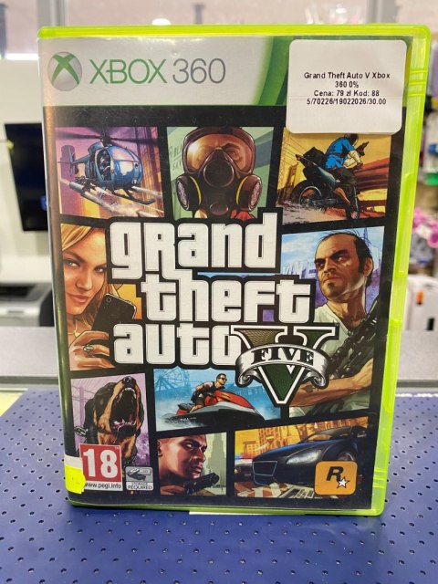 Grand Theft Auto V Xbox 360 pudełkowa