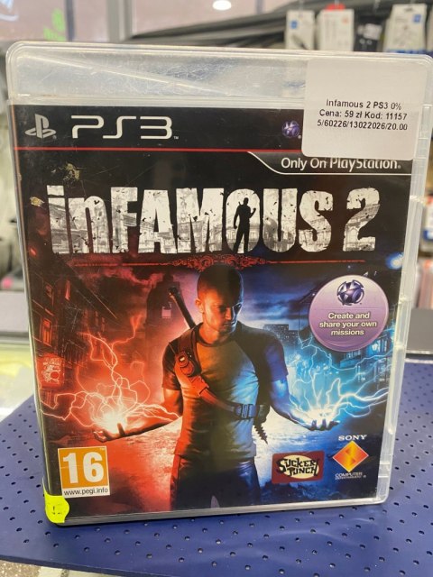 INFAMOUS 2 PlayStation 3 (PS3) pudełkowa