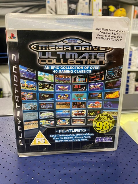 Sega Mega Drive Ultimate Collection PlayStation 3 (PS3) pudełkowa