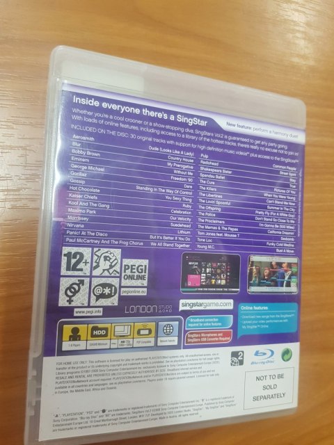 SingStar vol.2 PlayStation 3 (PS3) pudełkowa