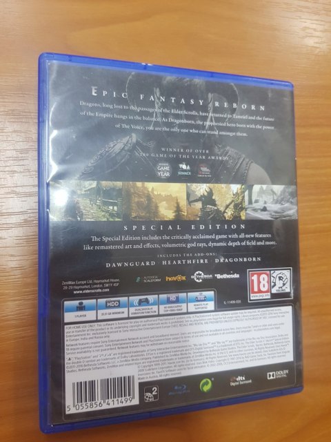 The Elder Scrolls V Skyrim Edycja Specjalna PlayStation 4 (PS4) pudełkowa