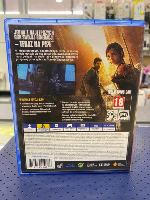 The Last of Us: Remastered PlayStation 4 (PS4) pudełkowa