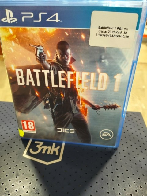 Battlefield 1 PlayStation 4 (PS4) pudełkowa
