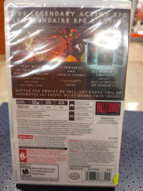 Diablo III Eternal Collection (Switch) Nintendo Switch pudełkowa