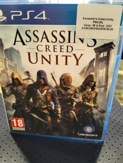 ASSASSIN'S CREED: UNITY PS4 PlayStation 4 (PS4) pudełkowa
