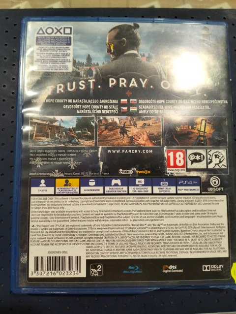 GRA NA PS4 FARCRY 5 PlayStation 4 (PS4) pudełkowa