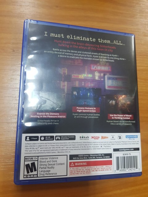 Slitterhead Day One Limited Edition PlayStation 5 (PS5) pudełkowa