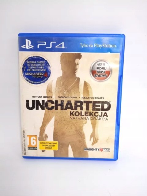 UNCHARTED KOLEKCJA NATHANA PlayStation 4 (PS4) pudełkowa