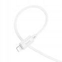 Kabel Hoco USB typ C - Apple Lightning 1 m biały