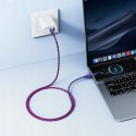 Kabel Hoco USB typ C - USB typ C 1 m fioletowo-różowy