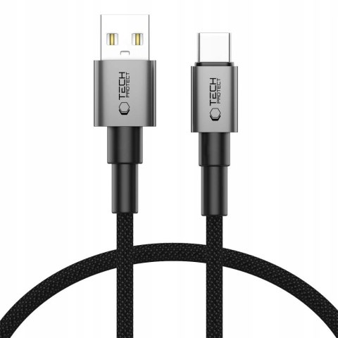 Kabel Tech-protect USB - USB typ C 0,5 m szary