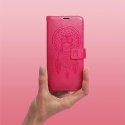 Etui z klapką do Samsung A25 5G Łapacz Snów Magenta czerwony rośliny drzewa