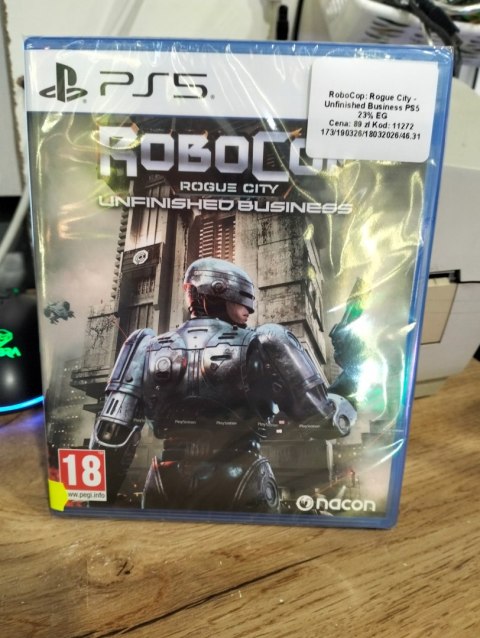 RoboCop: Rogue City - Unfinished Business PlayStation 5 (PS5) pudełkowa