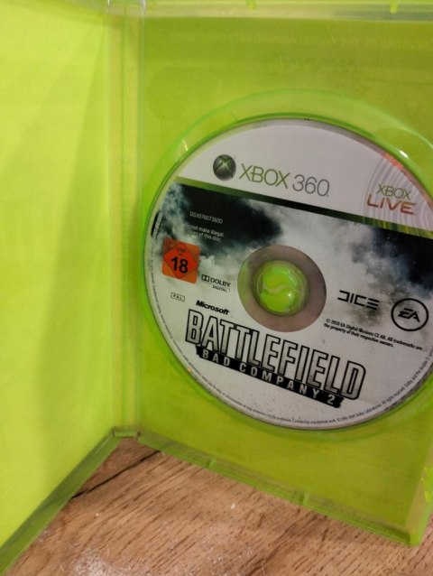 BATTLEFIELD BAD COMPANY 2 Xbox 360 pudełkowa