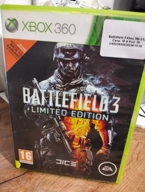 Battlefield 3 Limited Edition Xbox 360 pudełkowa