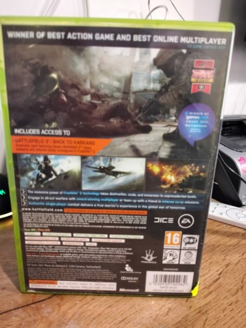 Battlefield 3 Limited Edition Xbox 360 pudełkowa