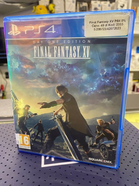 Final Fantasy XV PlayStation 4 (PS4) pudełkowa