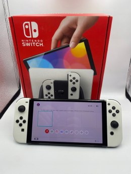 Konsola Nintendo Switch OLED biały + karta 128GB