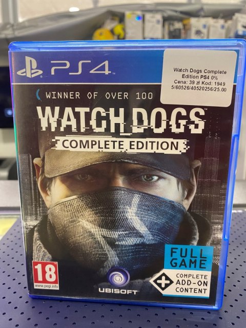 Watch Dogs - Complete Edition PlayStation 4 (PS4) pudełkowa
