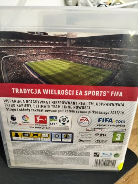 FIFA 18 Legacy Edition PlayStation 3 (PS3) pudełkowa