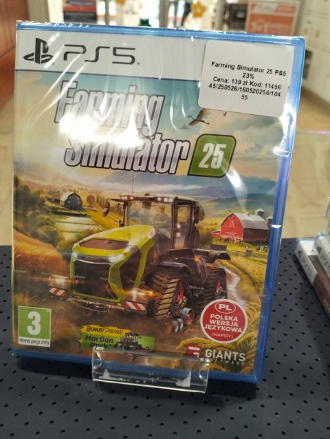 Farming Simulator 25 PlayStation 5 (PS5) pudełkowa