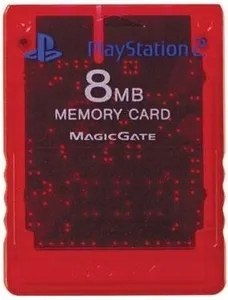 Oryginalna Karta pamięci Sony SCPH-10020 8 MB Czerwona
