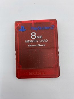 Oryginalna Karta pamięci Sony SCPH-10020 8 MB Czerwona