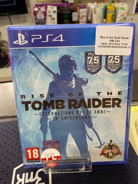 Rise of The Tomb Raider 20 Years Celebration (PS4) Pudełkowa