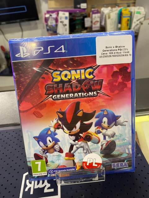 Sonic X Shadow Generations (PS4) PlayStation 4 (PS4) pudełkowa