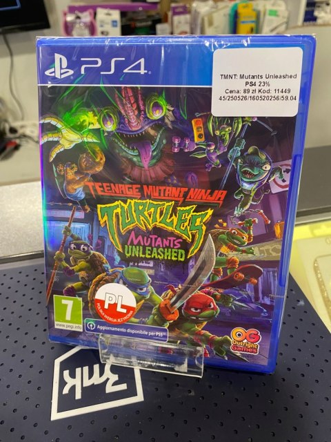 Teenage Mutant Ninja Turtles : Mutants Unleashed PS4 Playstation 4