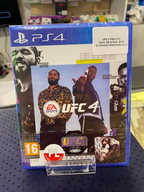 UFC 4 PlayStation 4 (PS4) pudełkowa