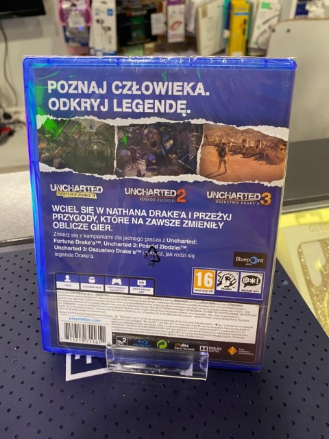 Uncharted: Kolekcja Nathana Drake'a PlayStation 4 (PS4) pudełkowa