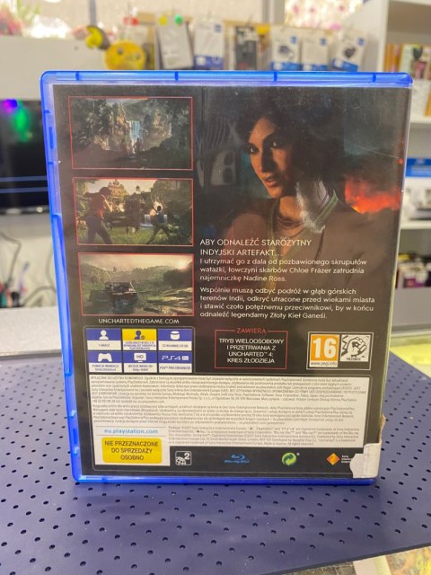 Uncharted: Zaginione Dziedzictwo PlayStation 4 (PS4) pudełkowa