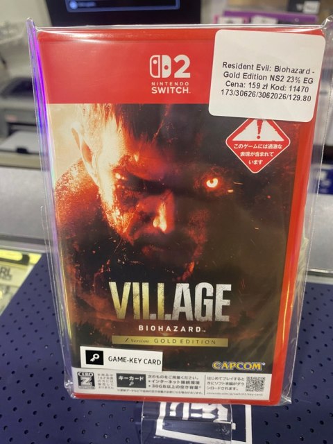 BioHazard Resident Evil Village Z Version Nintendo Switch 2 pudełkowa