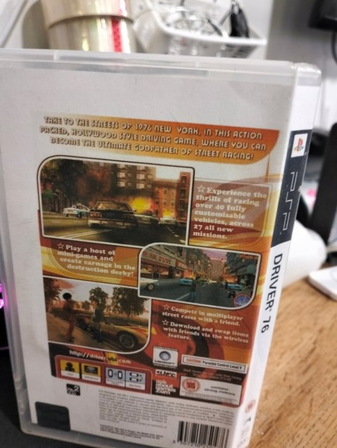 Driver 76 PlayStation Portable (PSP) pudełkowa Okładka Zastępcza