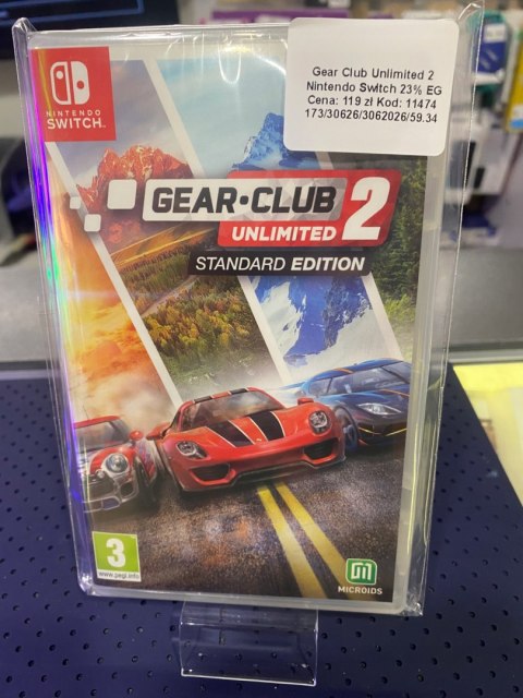 Gear Club Unlimited 2 Standard Edition Nintendo Switch pudełkowa