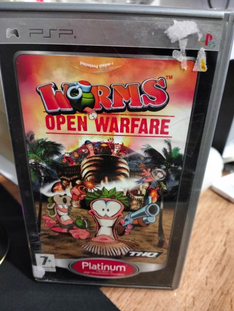 Worms. Open Warfare PlayStation Portable (PSP) pudełkowa