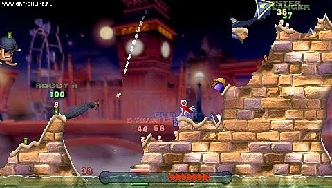 Worms. Open Warfare PlayStation Portable (PSP) pudełkowa
