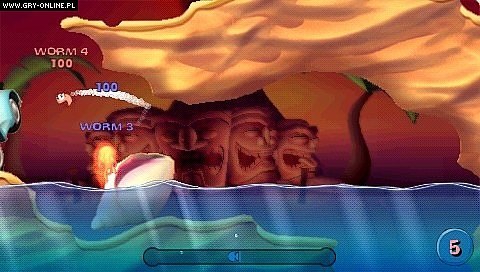 Worms. Open Warfare PlayStation Portable (PSP) pudełkowa