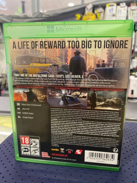 Mafia: Definitive Edition Xbox One pudełkowa
